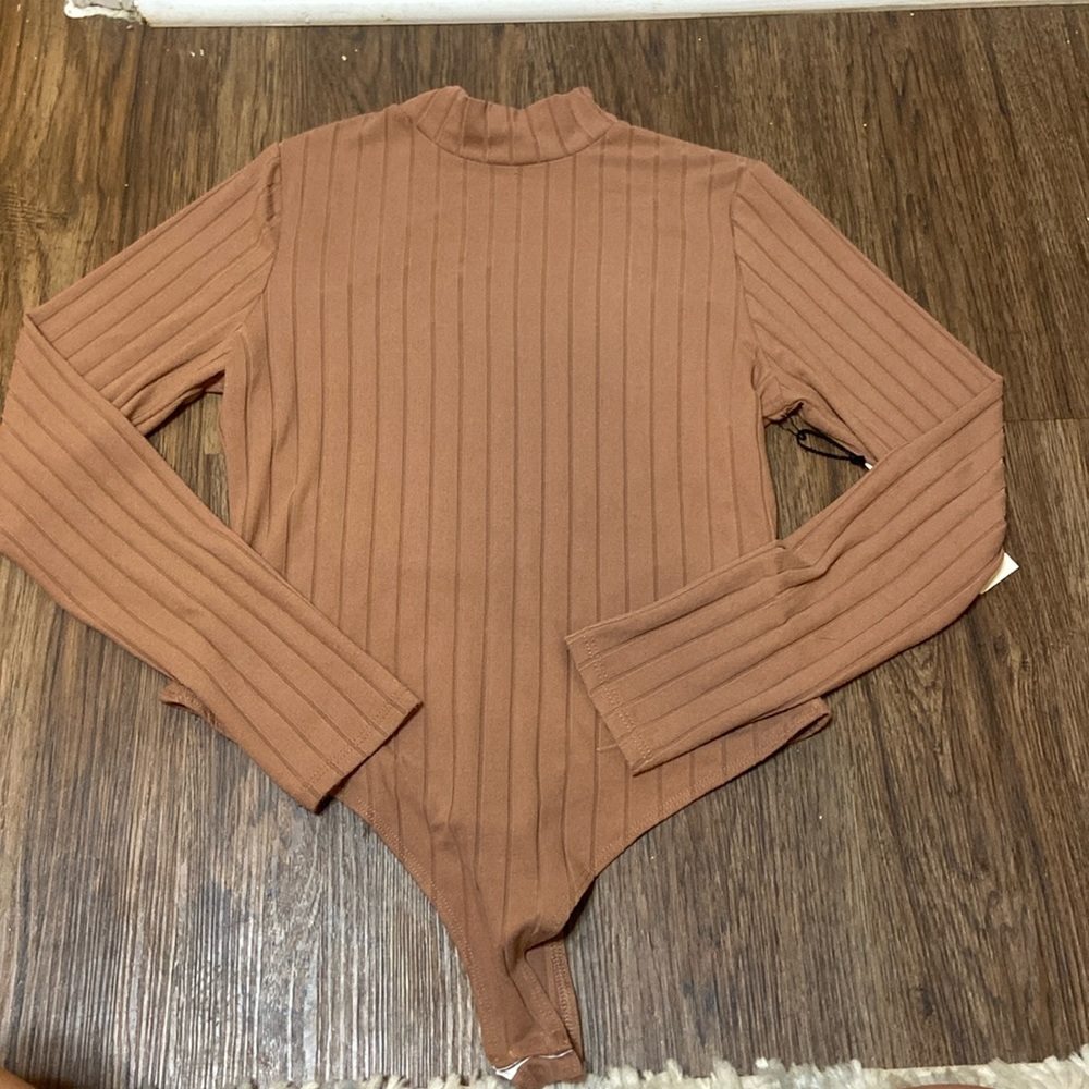 Beige body suit